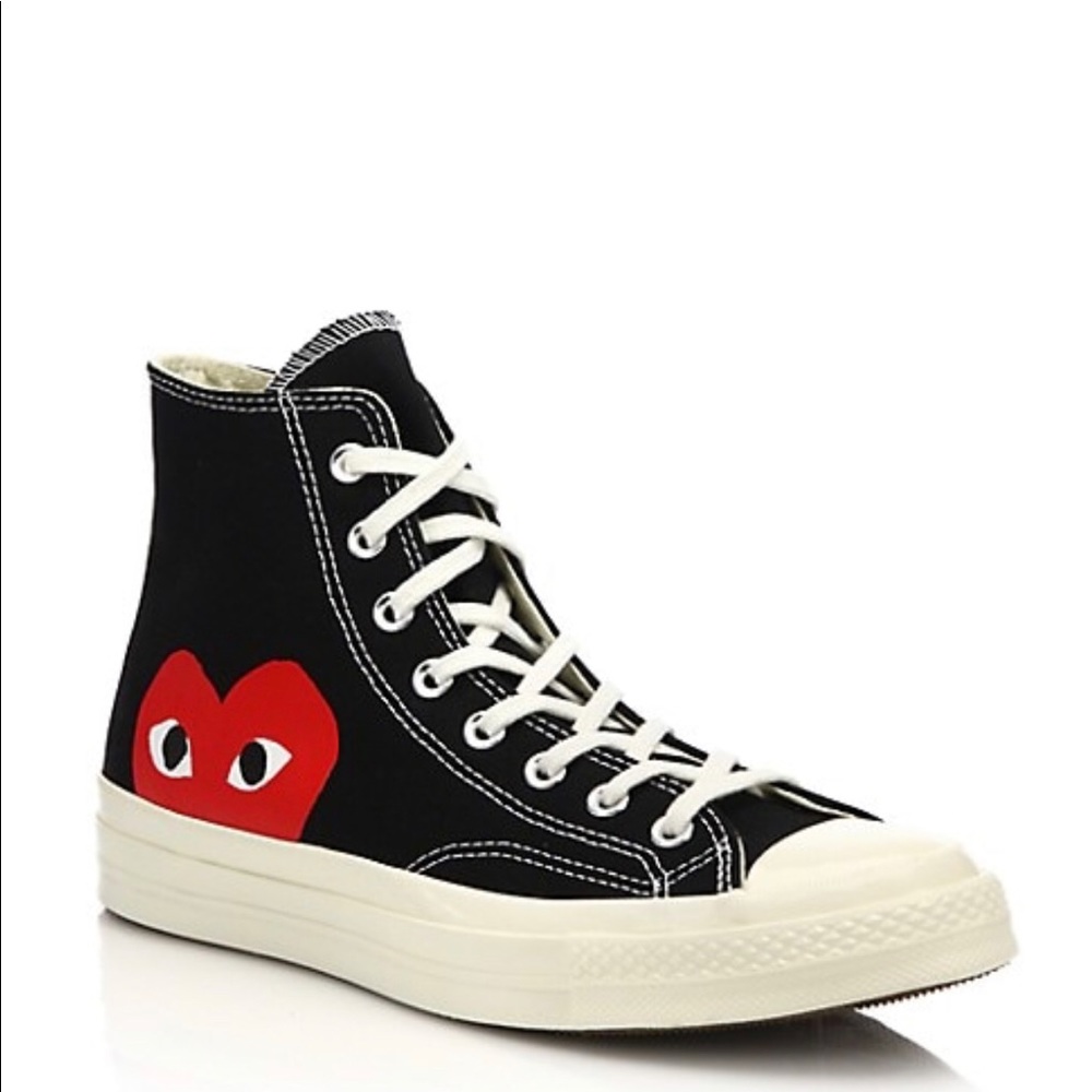 Comme des Garçons PLAY Peek-A-Boo High-Top Converse Sneaker